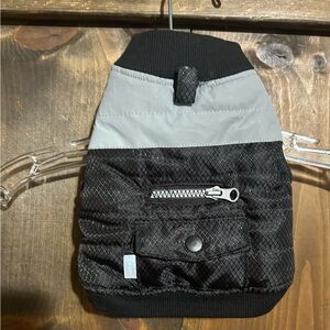 Top Paw Black & Gray Dog Jacket, size XS, smoke free home